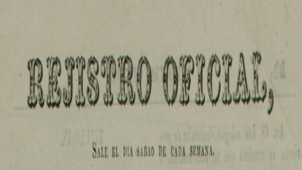 Registro Oficial de Huancavelica (Huancavelica,&nbsp;1856-[1879])