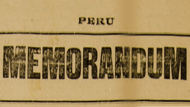 Memorándum (Lambayeque, 1911-[1912])