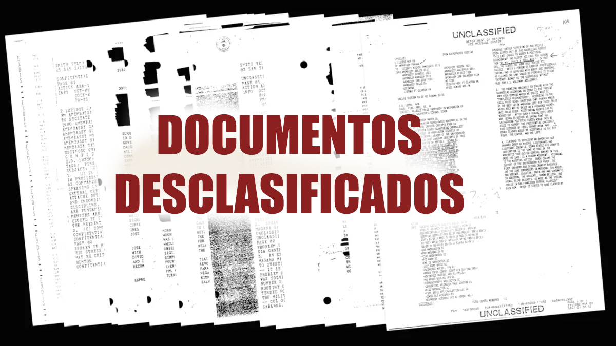 Documentos desclasificados (19472024) Fuentes Históricas del Perú