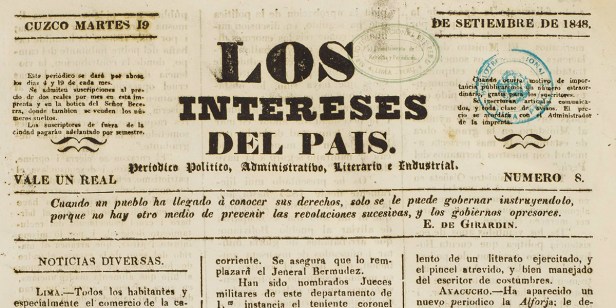 Los Intereses del País (Cusco,&nbsp;1848-1851)
