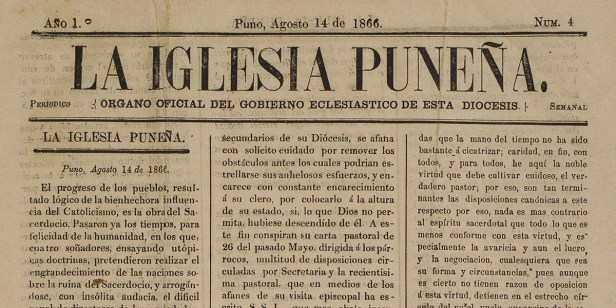La Iglesia Puneña (Puno,&nbsp;1866-1874)