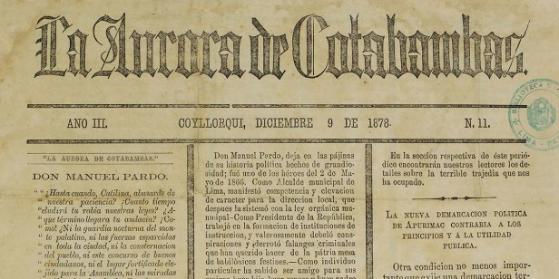 La Aurora de Cotabambas (Coyllurqui,&nbsp;[1876]-[1878])