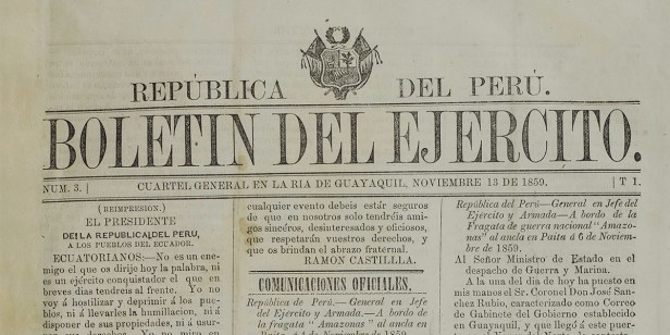 Boletín del Ejército (Paita, Mapasingue, Guayaquil, Lima,&nbsp;1859-1860)
