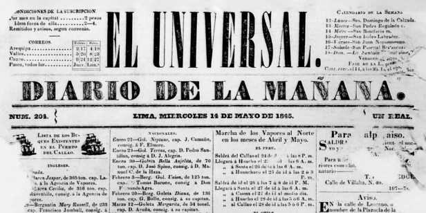 El Universal (Lima,&nbsp;1844-1845)